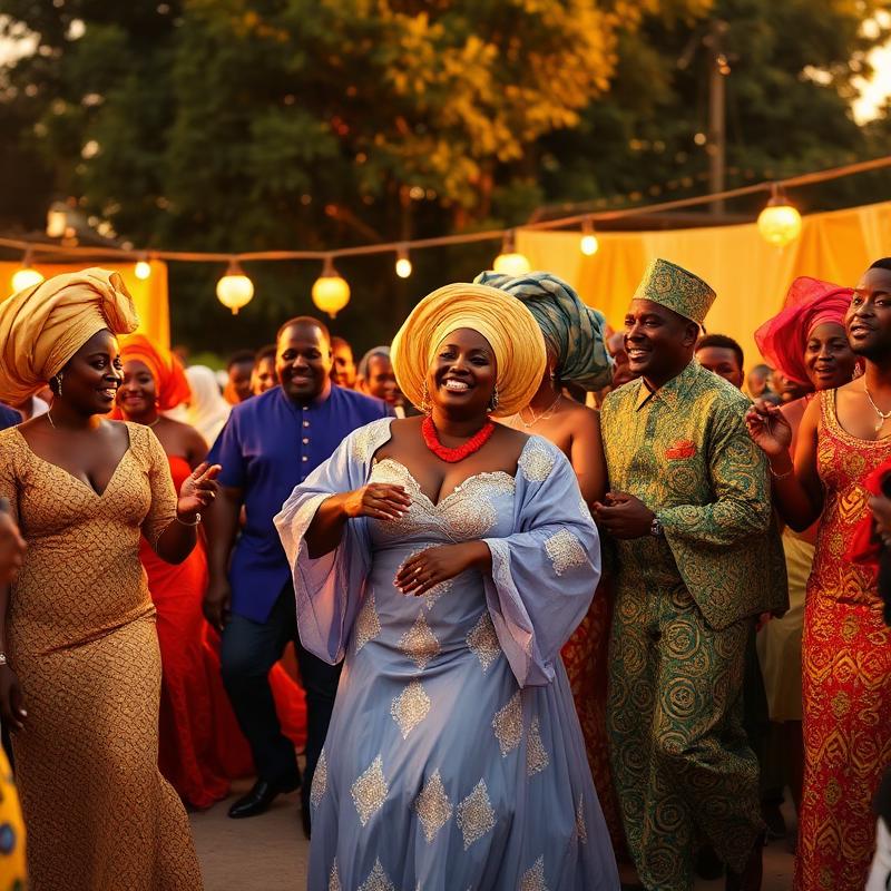 Célébration de mariage traditionnel sénégalais